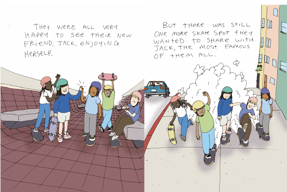 MY FIRST SKATEBOARD - "JONAS MEETS JACK" BOOK-4