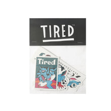 Afbeelding in Gallery-weergave laden, TIRED SKATEBOARDS - &quot;FW 21 SEASON&quot; STICKER PACK
