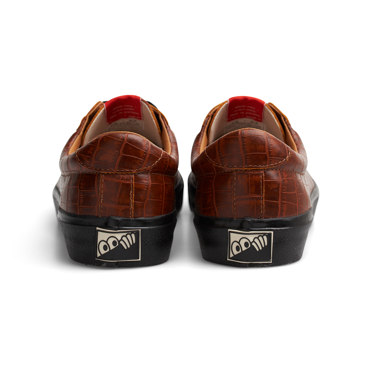 LAST RESORT AB - "VM001 LO" LEATHER - CROC/BLACK-3