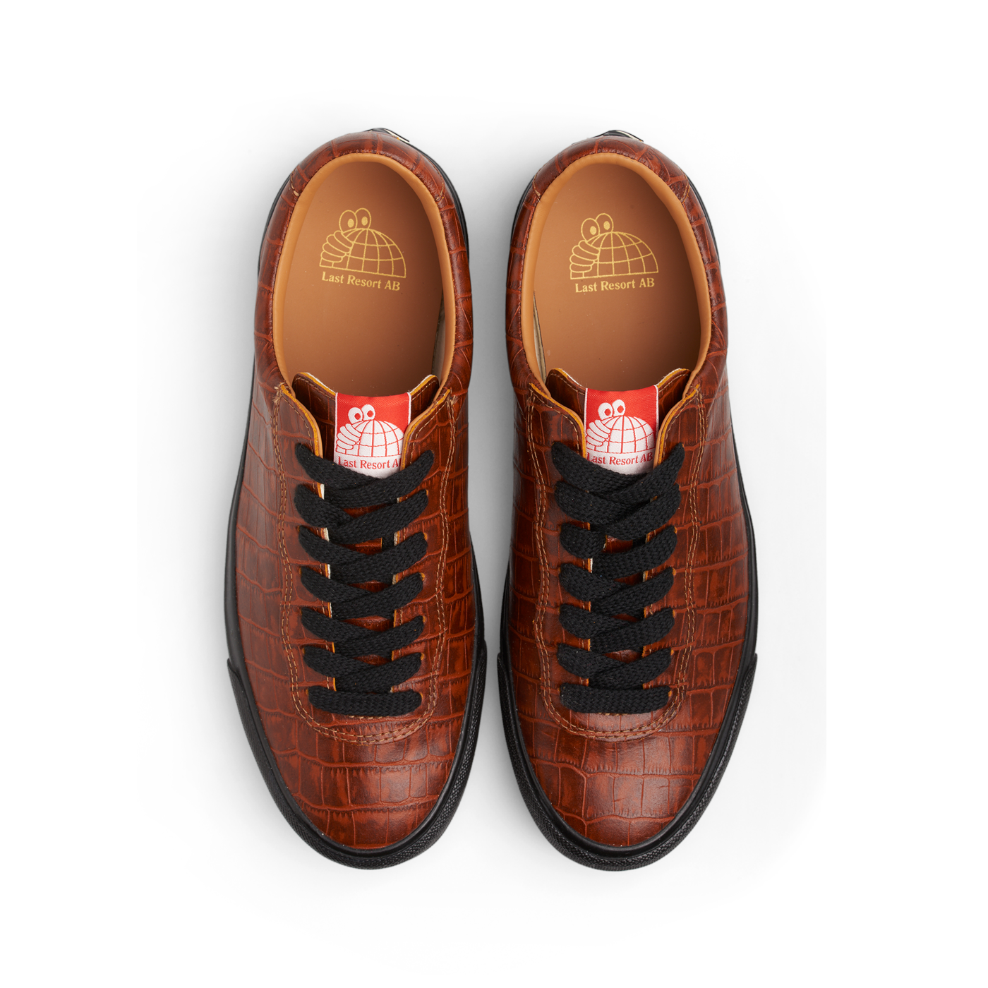 LAST RESORT AB - "VM001 LO" LEATHER - CROC/BLACK-4