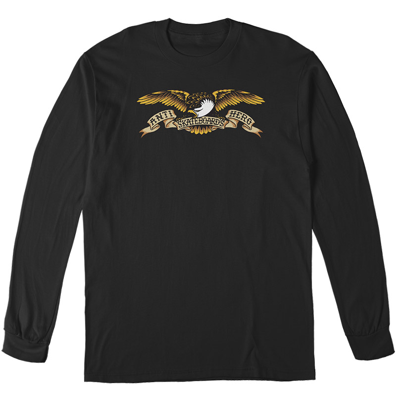 "CLASSIC EAGLE" YOUTH LONGSLEEVE (BLACK)