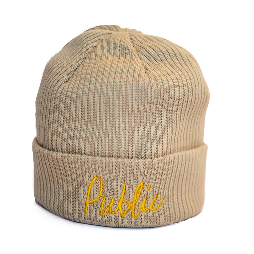 "STAN" BEANIE - SAND